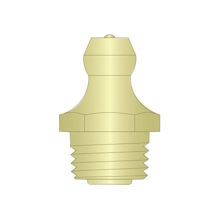 Heritage Industrial Grease Fitting Zerk, 10mmx1 Taper Thread L2109